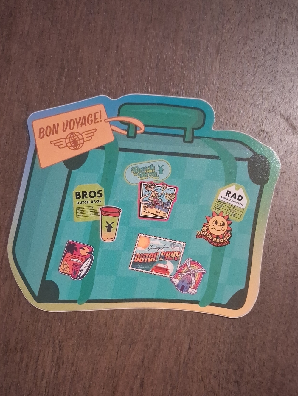 Dutch Bros - Bon Voyage Sticker